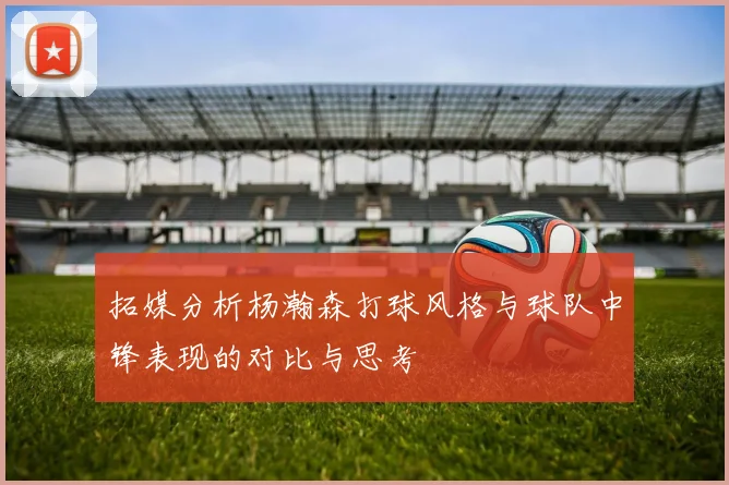 拓媒分析杨瀚森打球风格与球队中锋表现的对比与思考